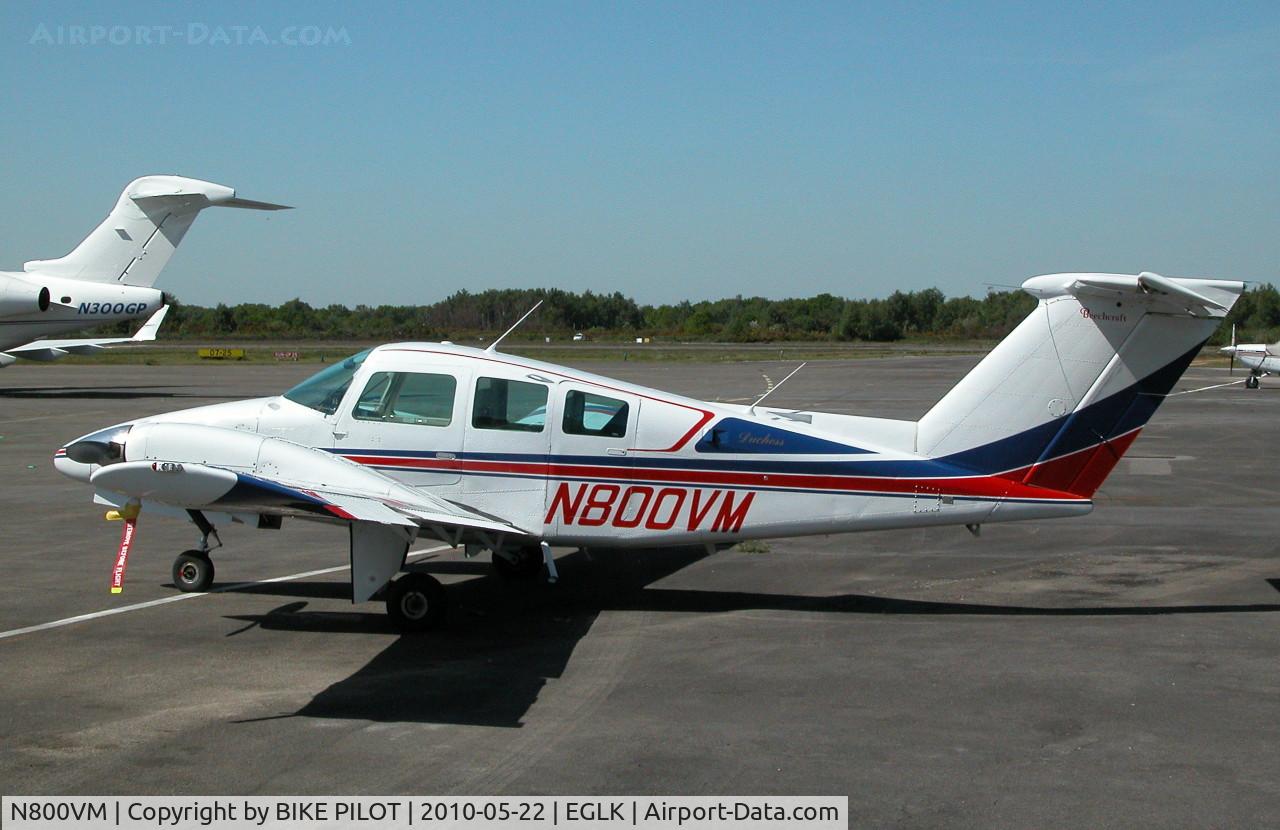 N800VM, 1980 Beech 76 Duchess C/N ME-318, NICE DUCHESS ON THE EASTERN FENCE