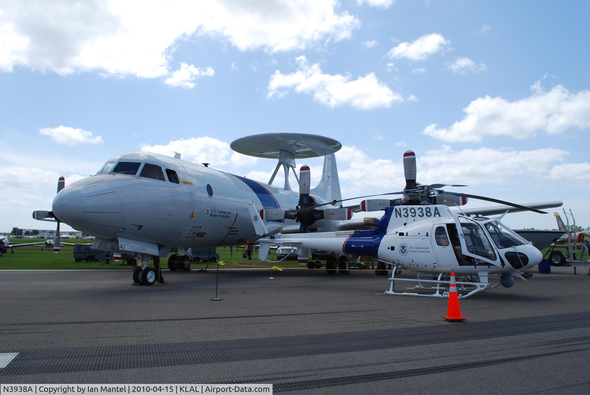 N3938A, Aerospatiale AS-350B-3 Ecureuil C/N 4799, US Customs and Border Protection display at Sun 'n' Fun, 2010