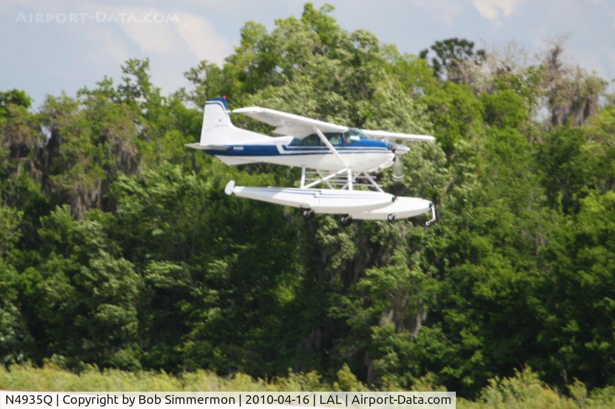 N4935Q, 1978 Cessna A185F Skywagon 185 C/N 18503578, Arriving at Lakeland, Florida during Sun N Fun 2010.