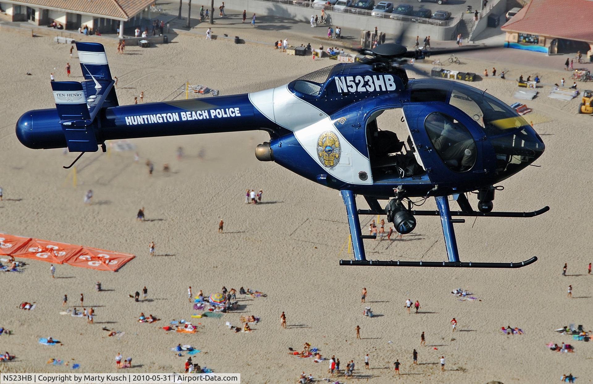 N523HB, 2007 MD Helicopters 500N C/N LN105, Huntington Beach PD 