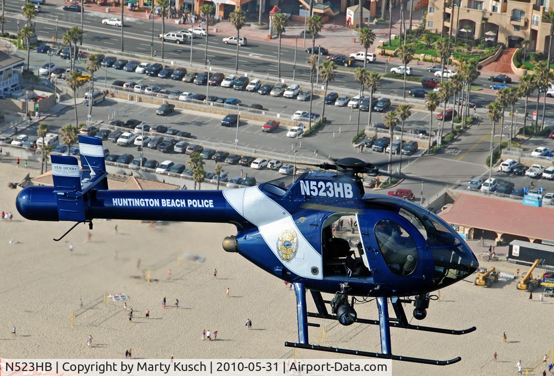 N523HB, 2007 MD Helicopters 500N C/N LN105, Huntington Beach PD 