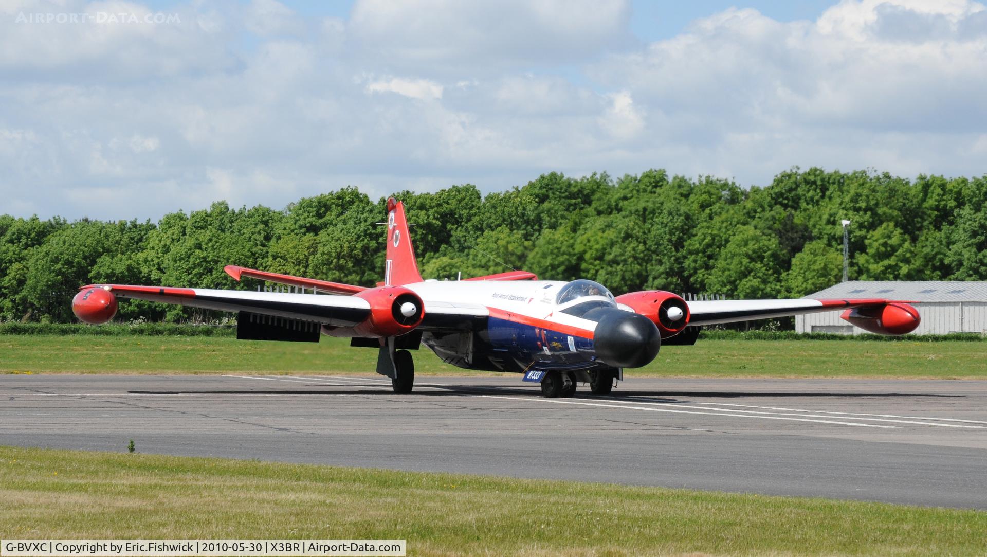 G-BVXC, 1956 English Electric Canberra B(I)8/B.6 Mod C/N EEP71470, 3. WT333 taxying at Bruntingthorpe Cold War Jets Open Day - May 2010