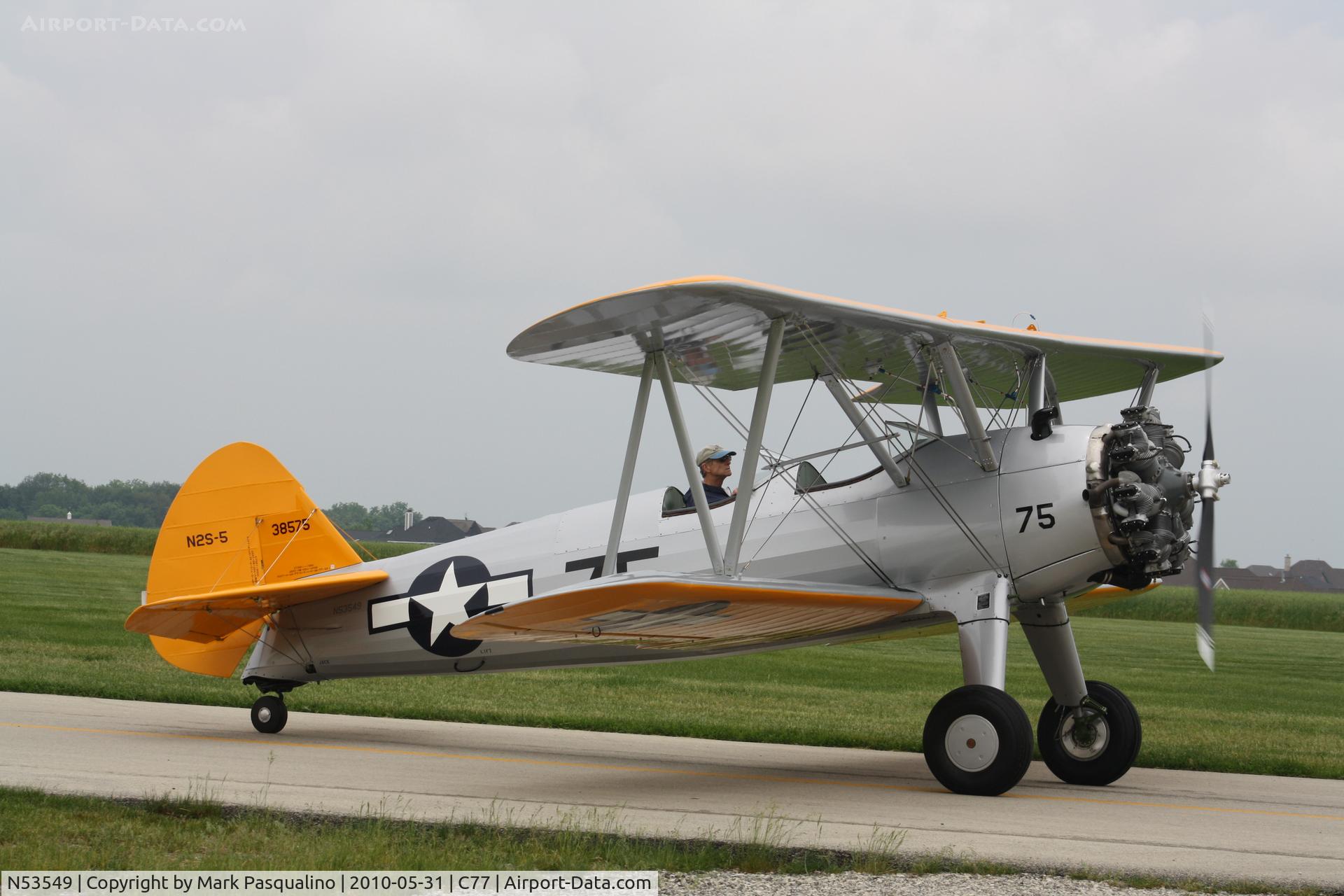 N53549, Boeing E75N1 C/N 75-8196, Stearman