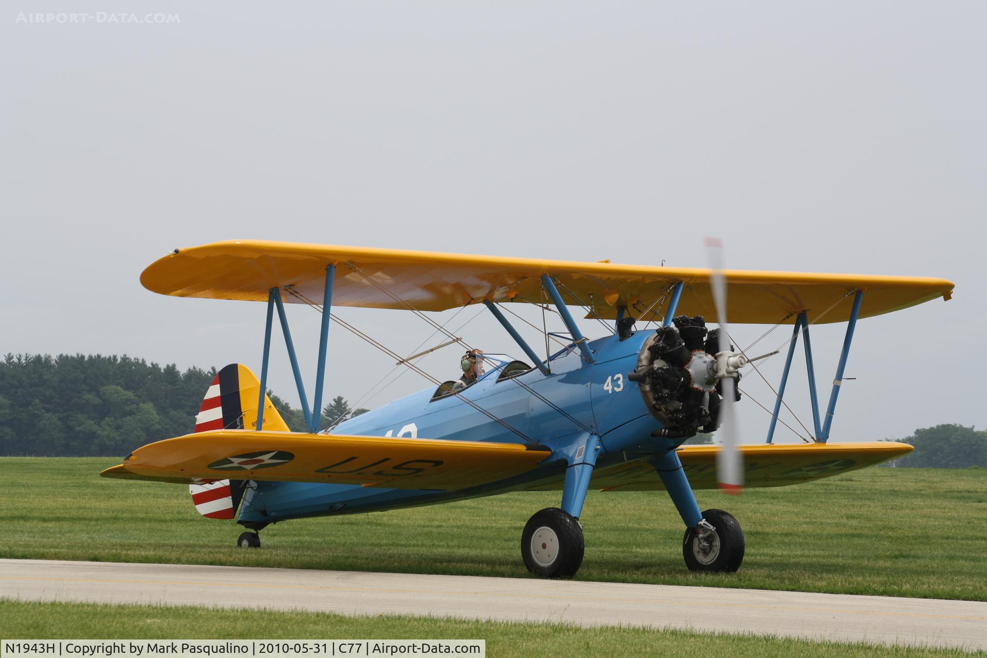 N1943H, 1943 Boeing B75N1 C/N 75-7903, Stearman