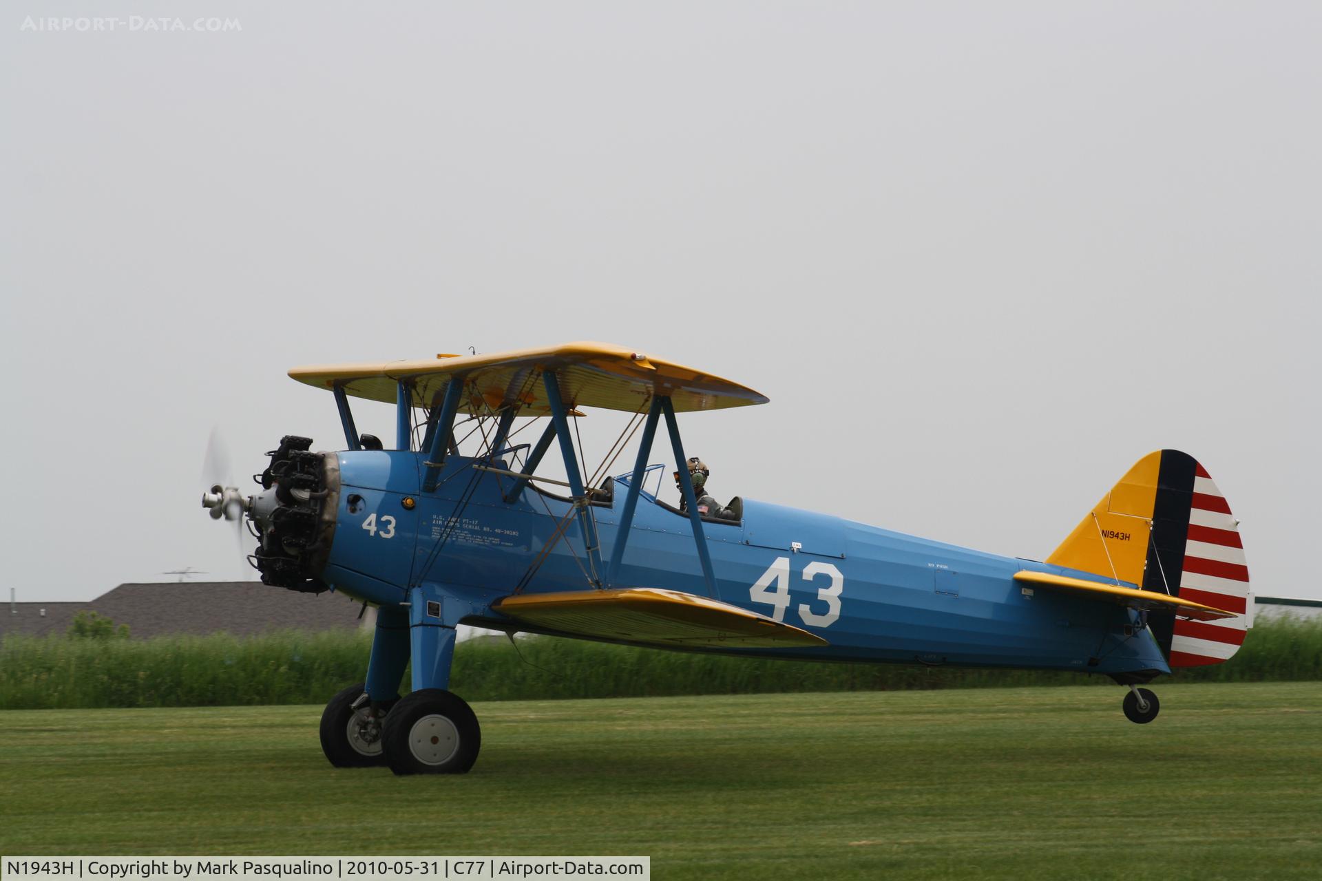 N1943H, 1943 Boeing B75N1 C/N 75-7903, Stearman