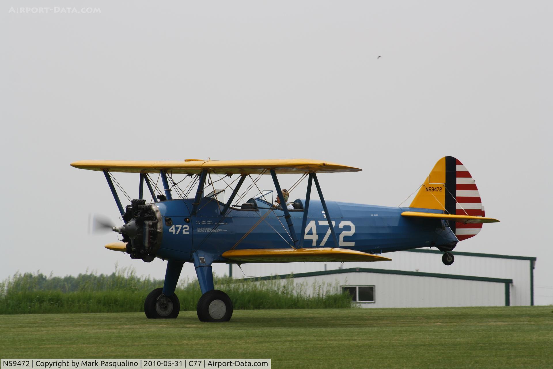 N59472, 1943 Boeing B75N1 C/N 75-4488, Stearman