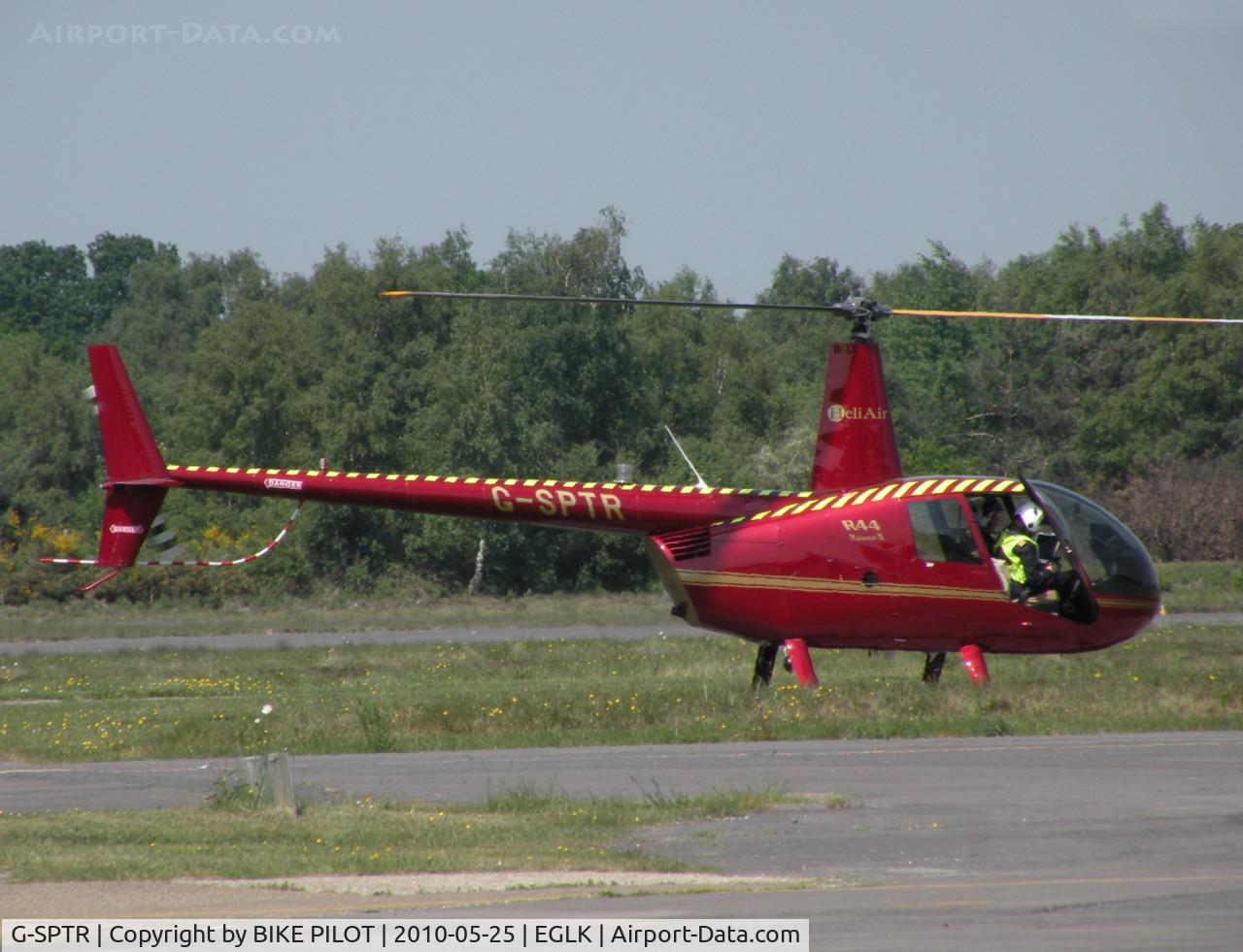 G-SPTR, 2009 Robinson R44 Raven II C/N 12799, HELIAIR R44