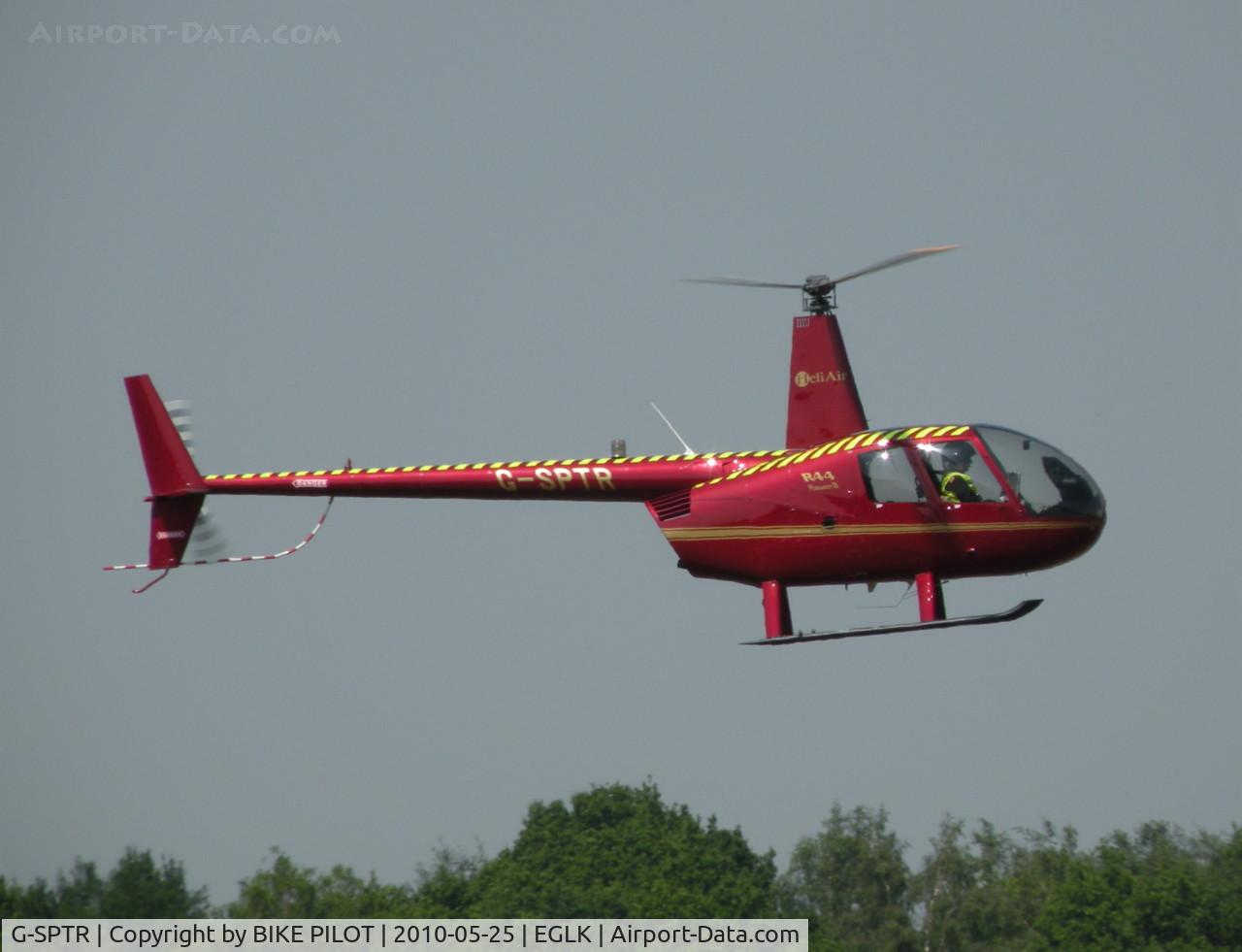 G-SPTR, 2009 Robinson R44 Raven II C/N 12799, HELIAIR R44