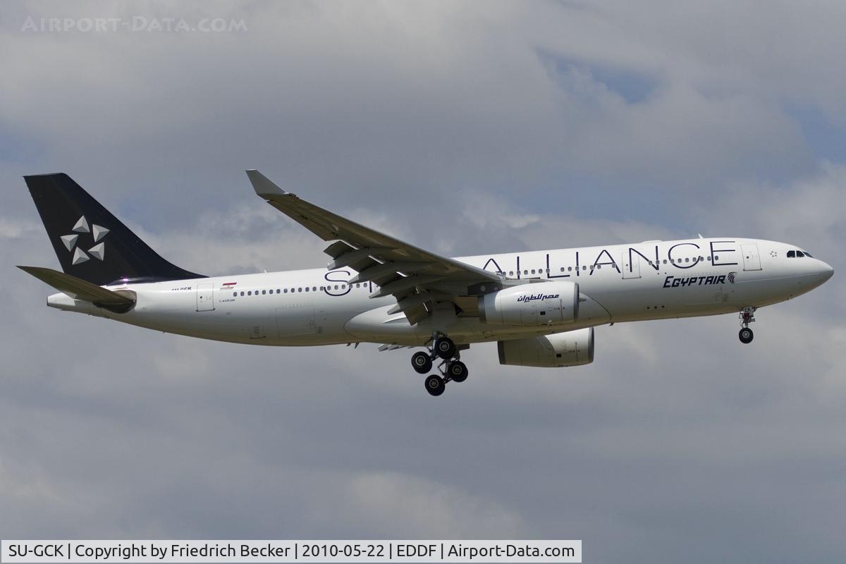 SU-GCK, 2006 Airbus A330-243 C/N 726, short final RW18W