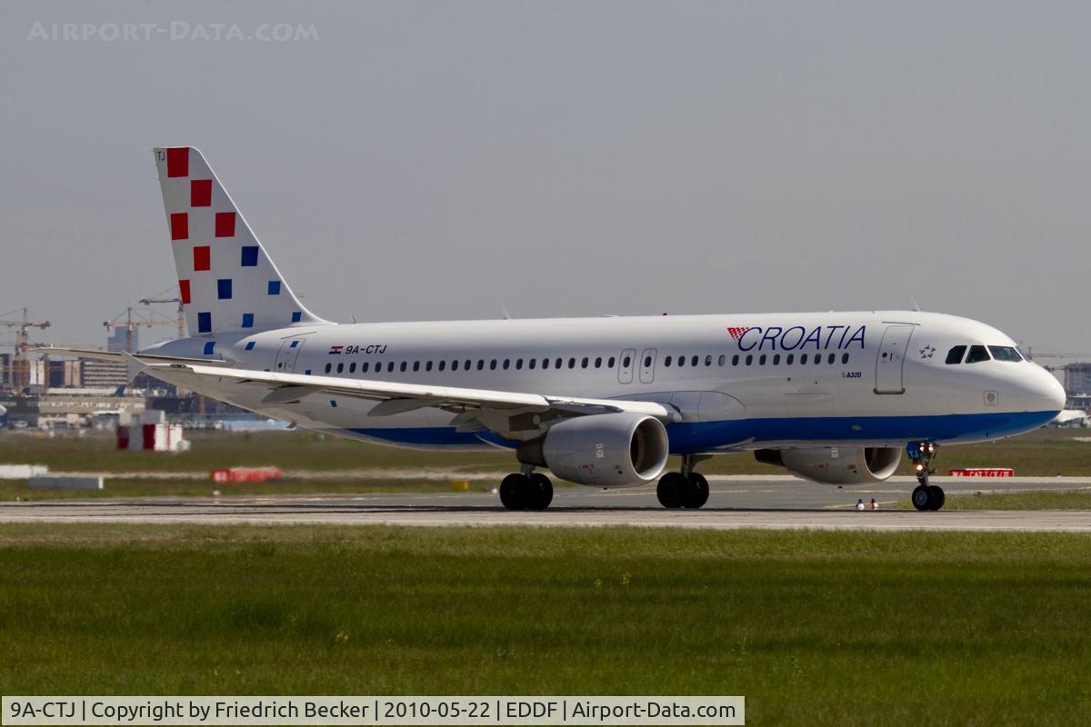 9A-CTJ, 1999 Airbus A320-214 C/N 1009, departing via RW18W