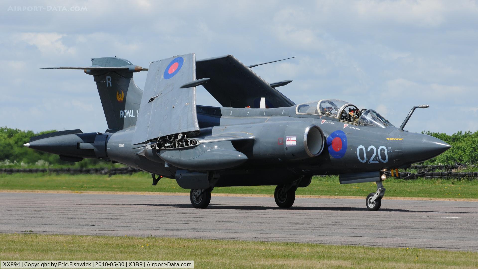 XX894, 1975 Hawker Siddeley Buccaneer S.2B C/N B3-03-74, 5. XX894 taxying at Bruntingthorpe Cold War Jets Open Day - May 2010