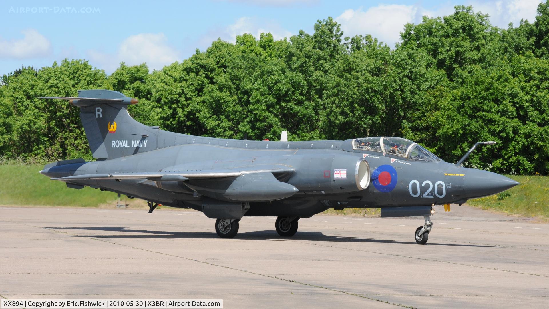 XX894, 1975 Hawker Siddeley Buccaneer S.2B C/N B3-03-74, 2. XX894 taxying at Bruntingthorpe Cold War Jets Open Day - May 2010