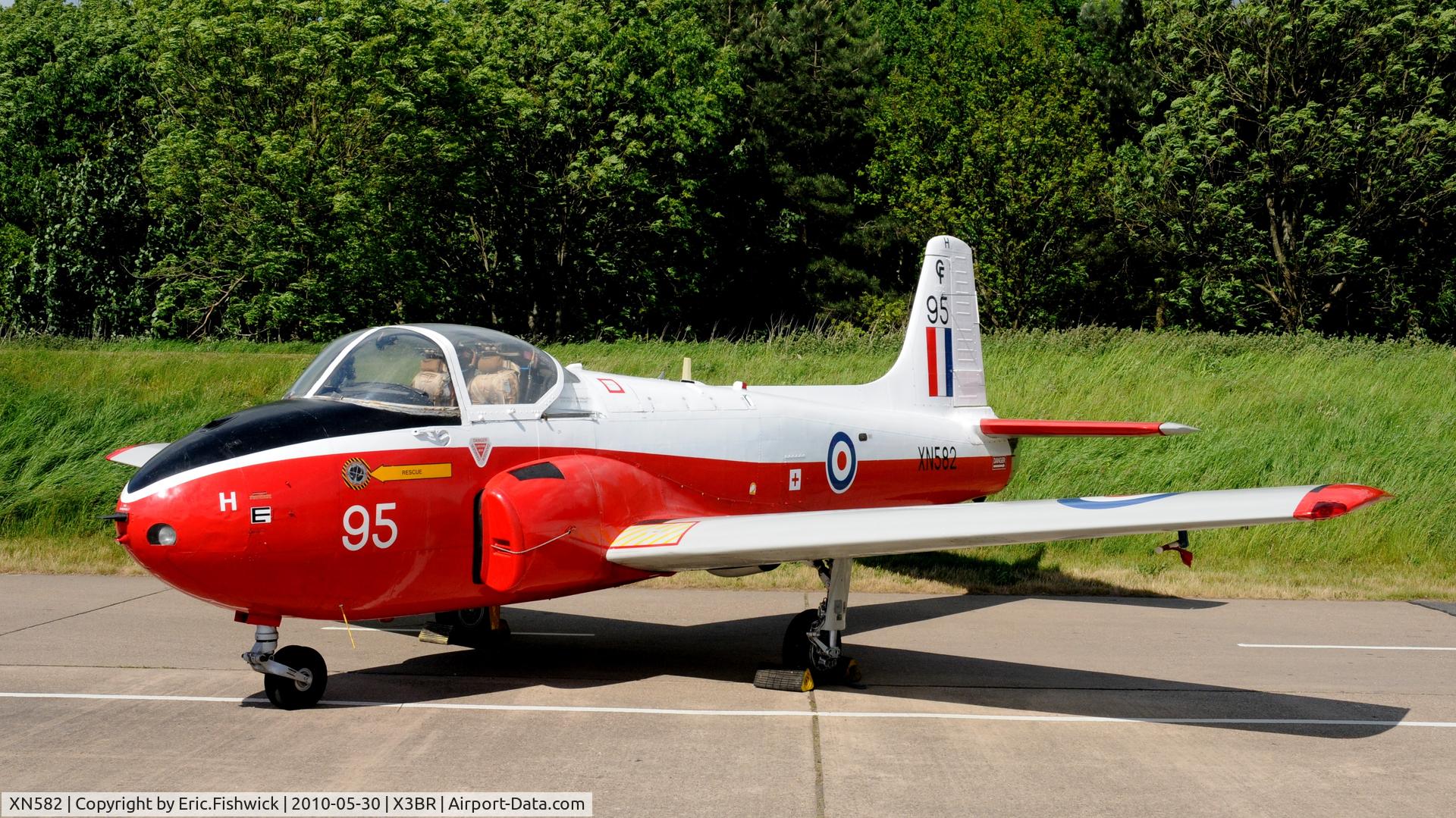 XN582, 1960 Hunting P-84 Jet Provost T.3A C/N PAC/W/11824, 3. XN582 - BAC P84 Jet Provost T.3A at Bruntingthorpe Cold War Jets Open Day - May 2010