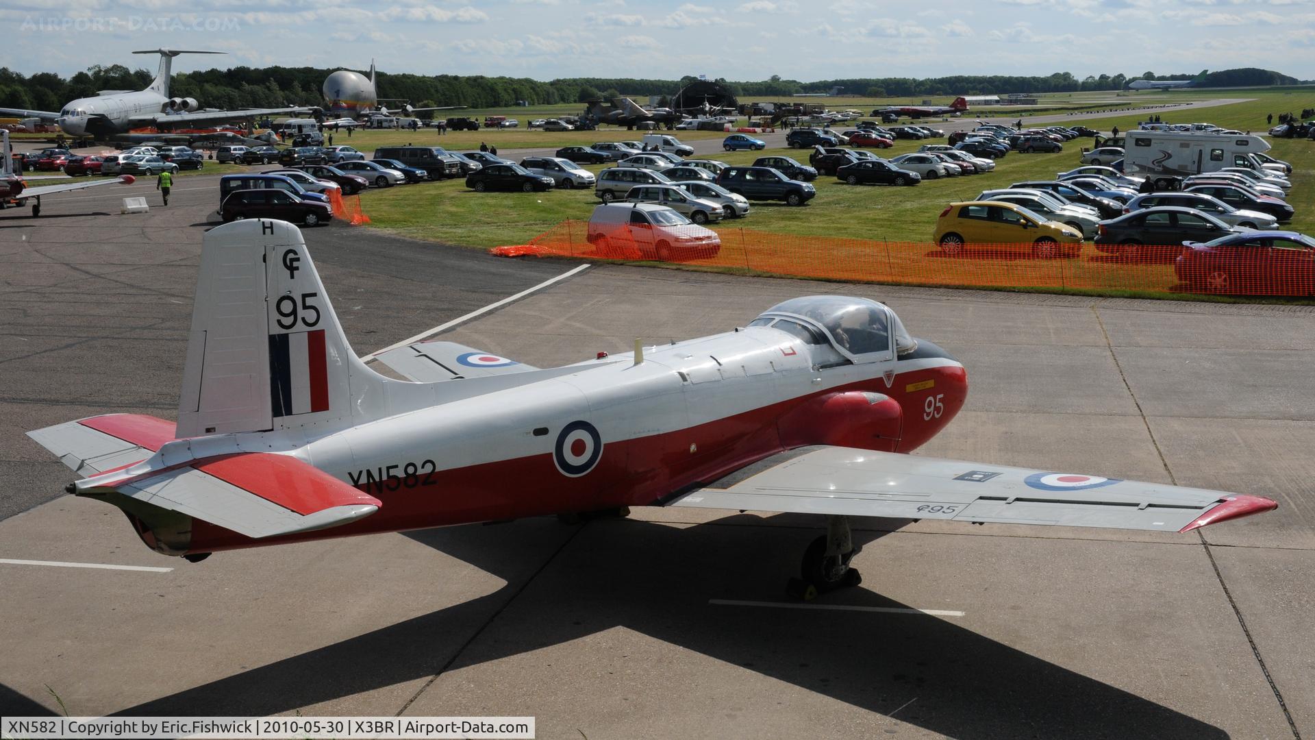 XN582, 1960 Hunting P-84 Jet Provost T.3A C/N PAC/W/11824, 2. XN582 - BAC P84 Jet Provost T.3A at Bruntingthorpe Cold War Jets Open Day - May 2010