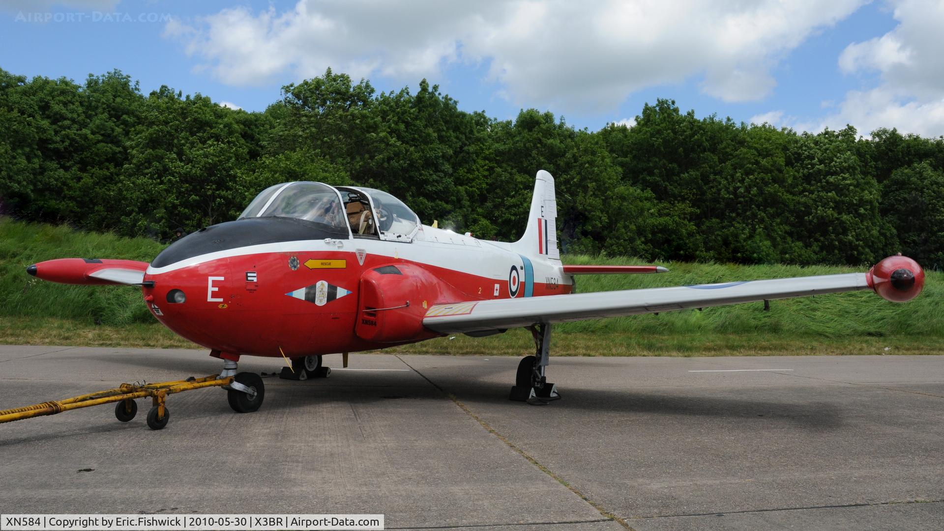 XN584, 1961 Hunting P-84 Jet Provost T.3A C/N PAC/W/11826, 3. XN584 - BAC P84 Jet Provost T.3A at Bruntingthorpe Cold War Jets Open Day - May 2010