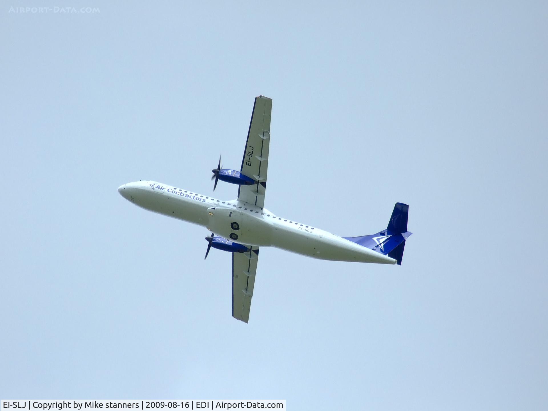 EI-SLJ, 1992 ATR 72-201 C/N 324, air contractors ATR-72 Departing on runway 24