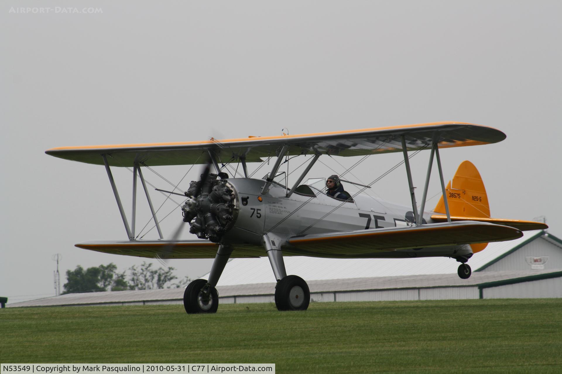 N53549, Boeing E75N1 C/N 75-8196, Stearman