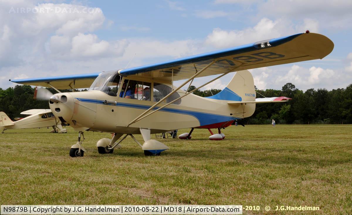 N9879B, 1958 Champion 7FC C/N 7FC-199, at Horn Point Aerodrome