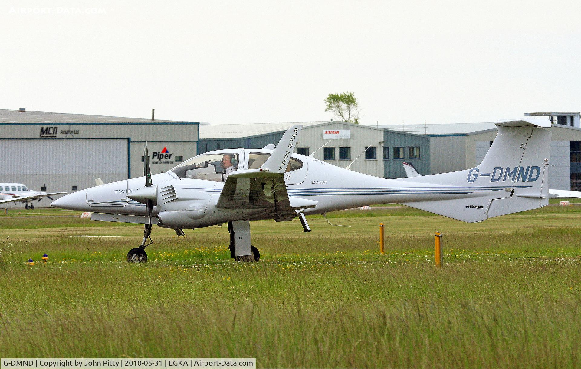 G-DMND, 2005 Diamond DA-42 Twin Star C/N 42.068, Shoreham Airport, West Sussex