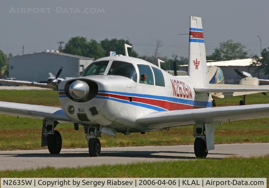 N2635W, 1966 Mooney M20E C/N 974, Sun-n-fun 2006