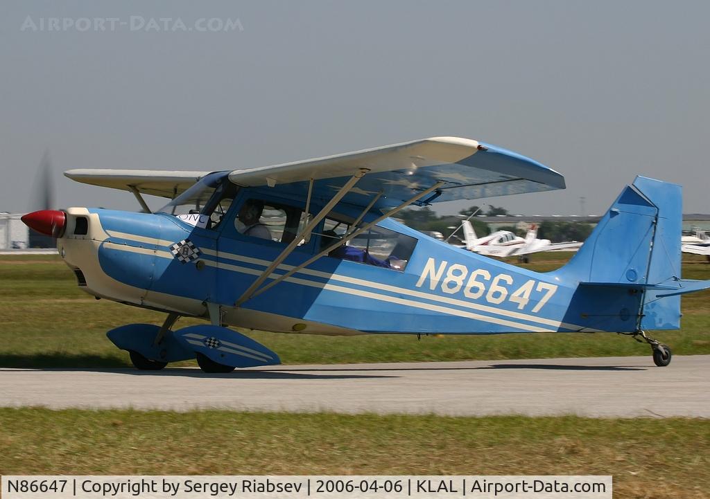 N86647, 1974 Bellanca 7GCAA C/N 295-74, Sun-n-fun 2006