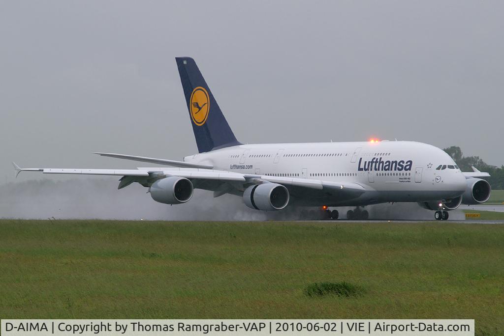 D-AIMA, 2010 Airbus A380-841 C/N 038, Lufthansa Airbus A380