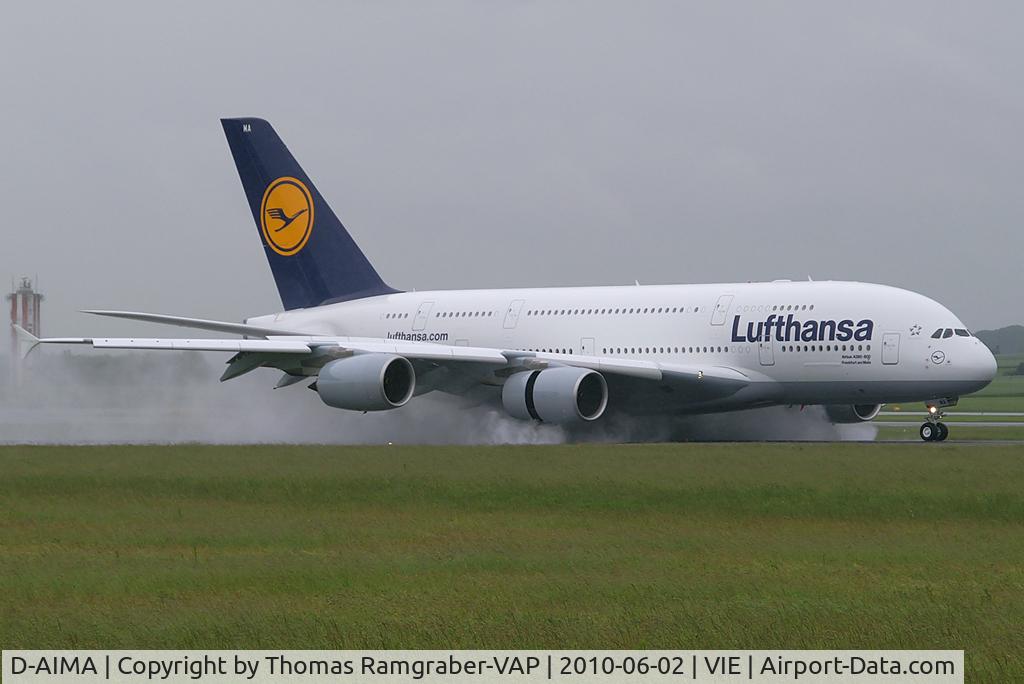 D-AIMA, 2010 Airbus A380-841 C/N 038, Lufthansa Airbus A380