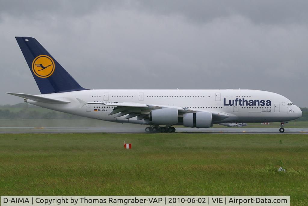 D-AIMA, 2010 Airbus A380-841 C/N 038, Lufthansa Airbus A380