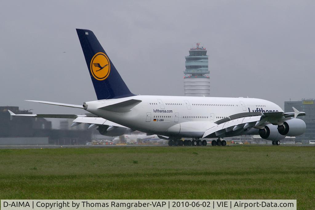 D-AIMA, 2010 Airbus A380-841 C/N 038, Lufthansa Airbus A380