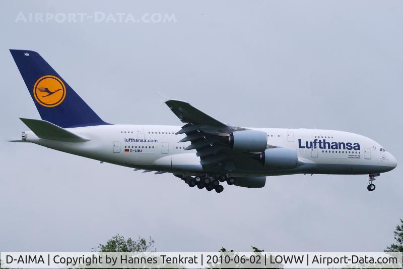 D-AIMA, 2010 Airbus A380-841 C/N 038, Lufthansa Airbus A380 