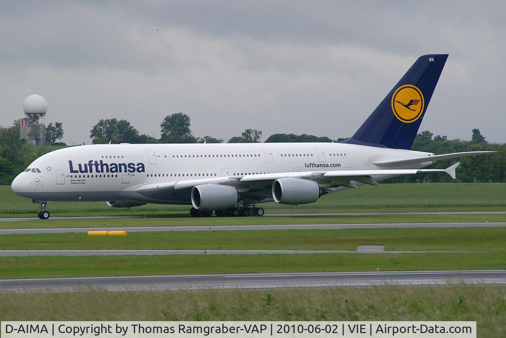 D-AIMA, 2010 Airbus A380-841 C/N 038, Lufthansa Airbus A380