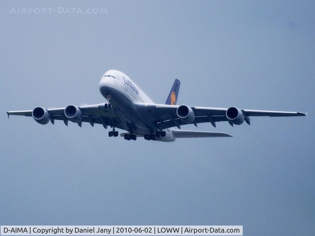 D-AIMA, 2010 Airbus A380-841 C/N 038, Lufthansa