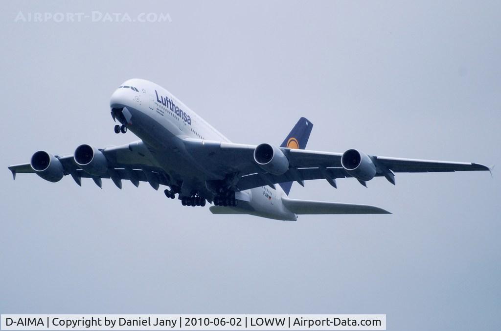 D-AIMA, 2010 Airbus A380-841 C/N 038, Lufthansa