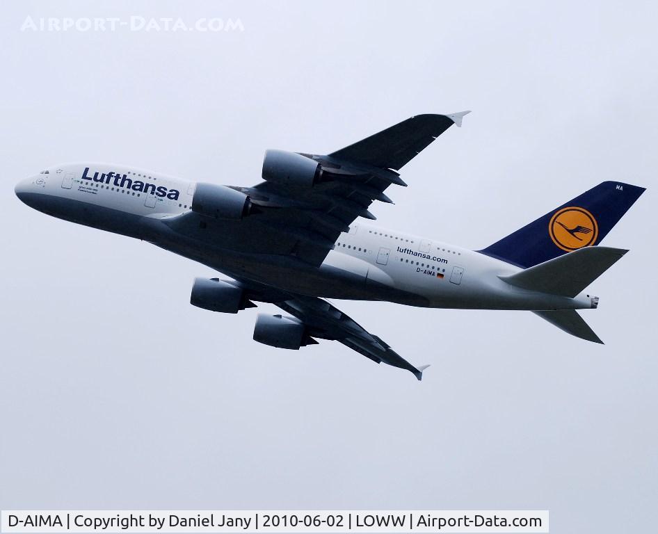 D-AIMA, 2010 Airbus A380-841 C/N 038, Lufthansa