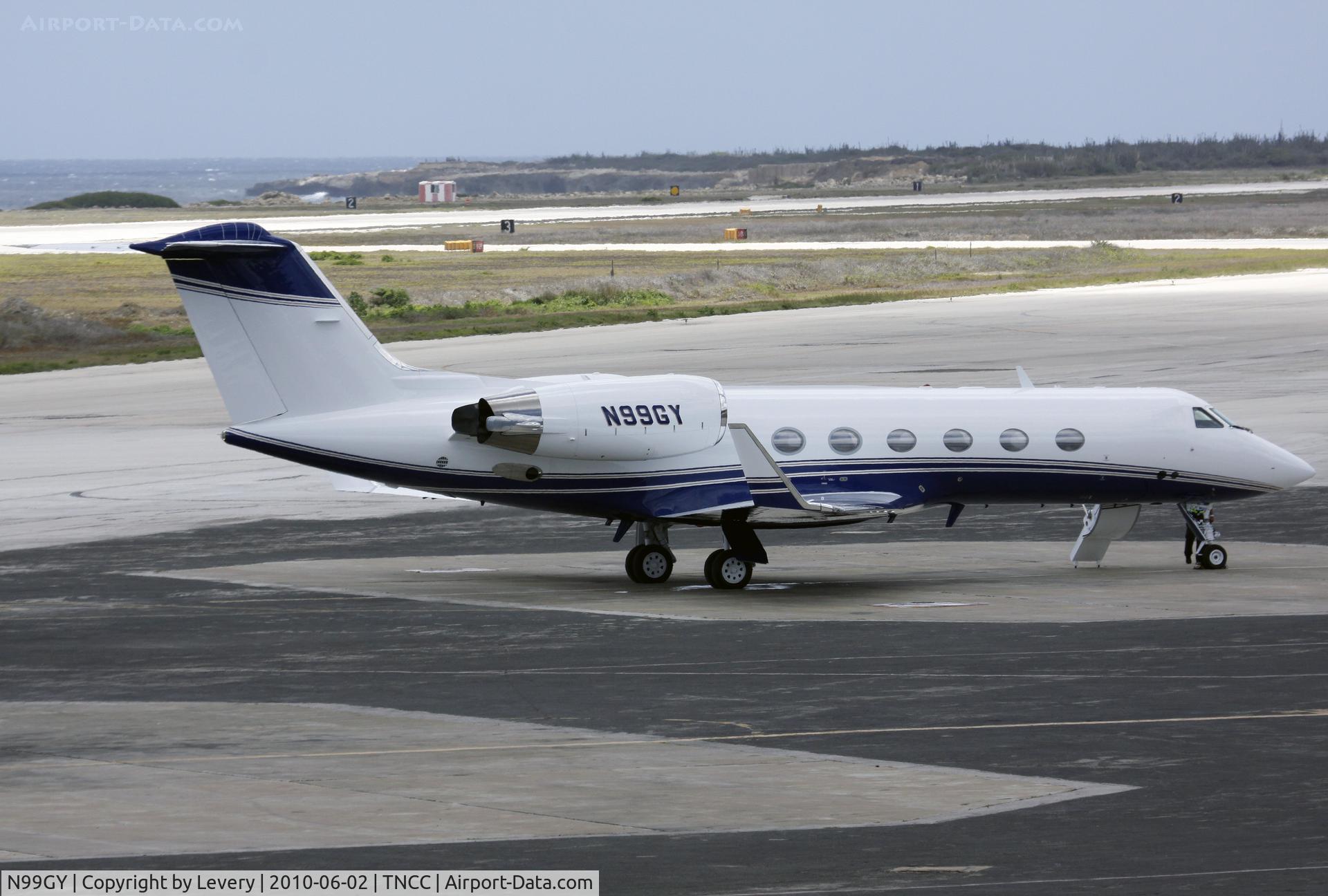 N99GY, 1996 Gulfstream Aerospace G-IV C/N 1287, Parked Gen Aviation ramp.