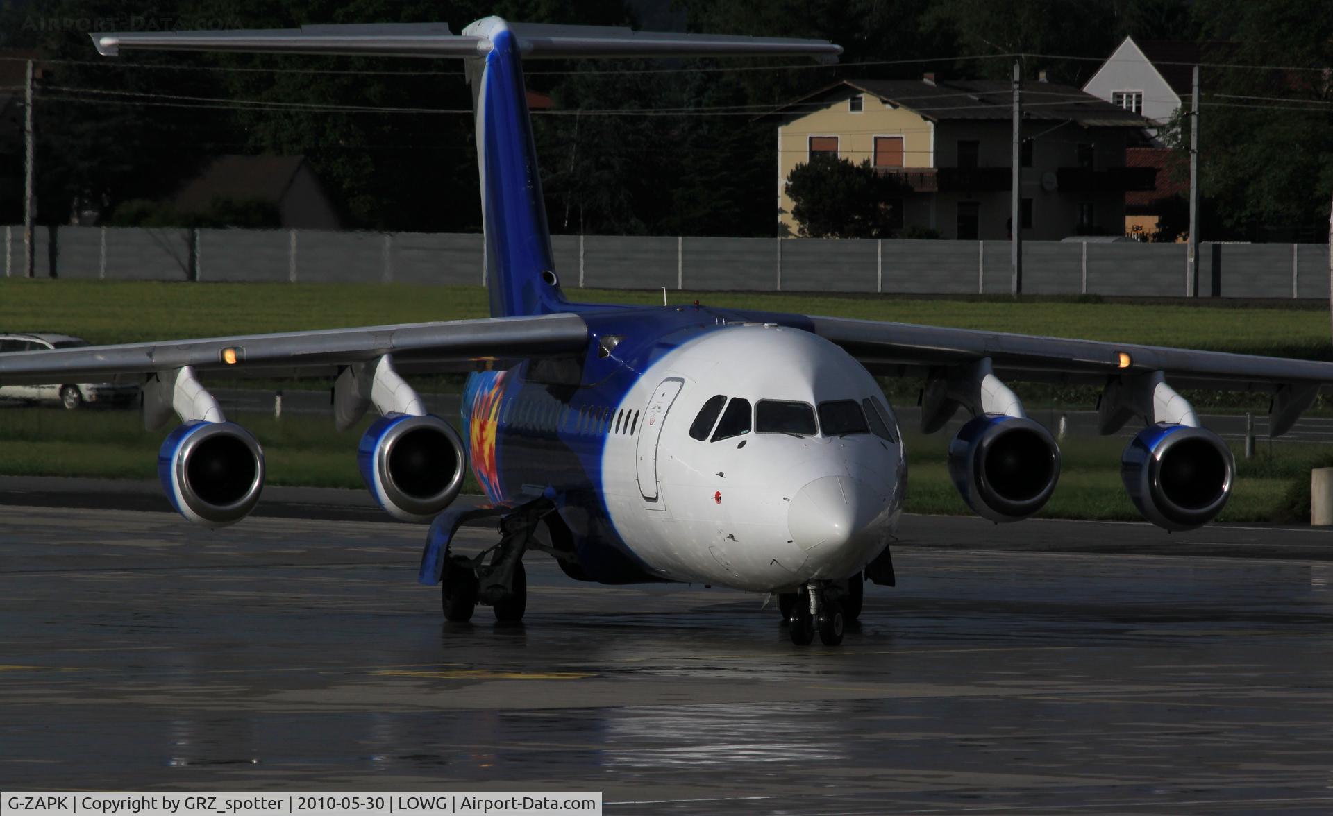 G-ZAPK, 1989 British Aerospace BAe.146-200QC Quick Change C/N E2148, Titan Bae