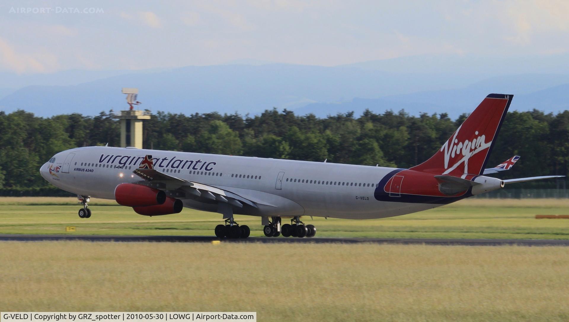 G-VELD, 1998 Airbus A340-313X C/N 214, Virgin A340