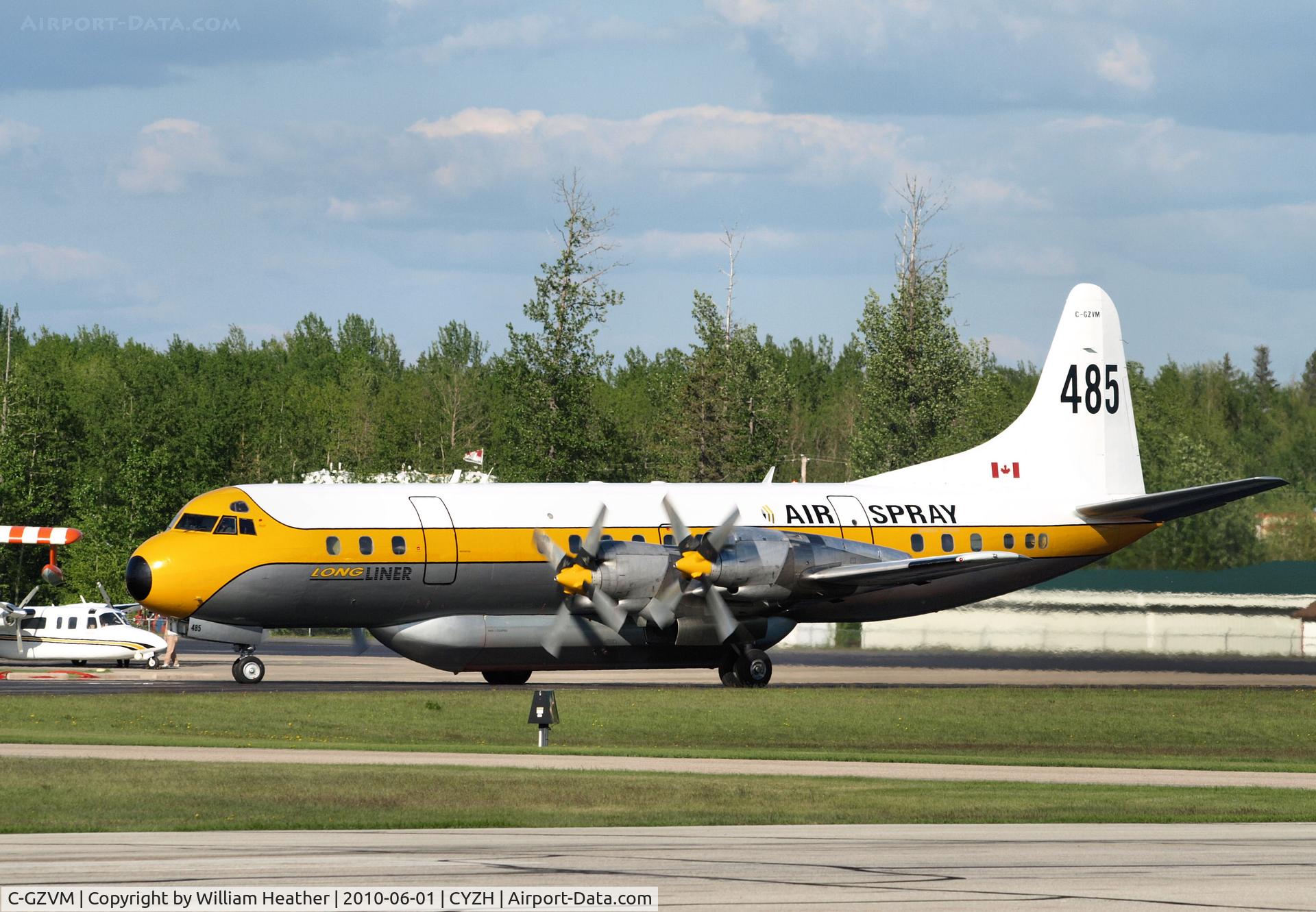 C-GZVM, 1959 Lockheed L-188A Electra C/N 1036, Slave Lake Air Tanker Base