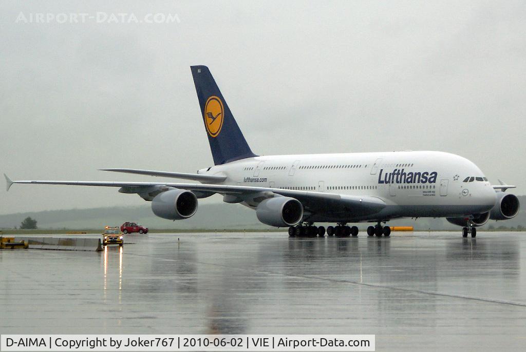 D-AIMA, 2010 Airbus A380-841 C/N 038, Lufthansa Airbus A380-841