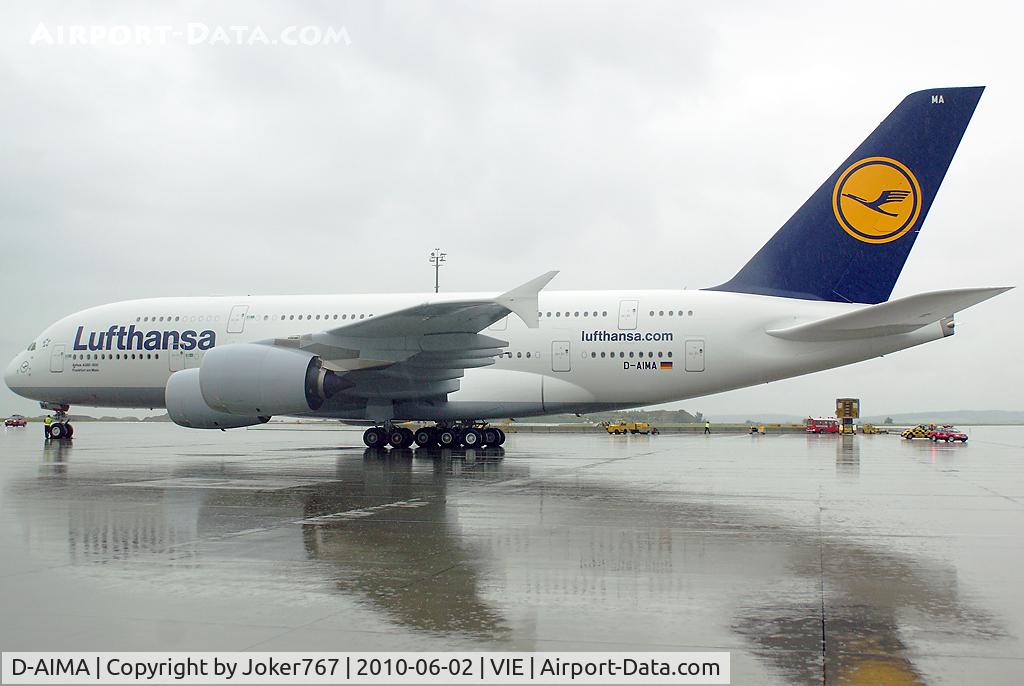 D-AIMA, 2010 Airbus A380-841 C/N 038, Lufthansa Airbus A380-841
