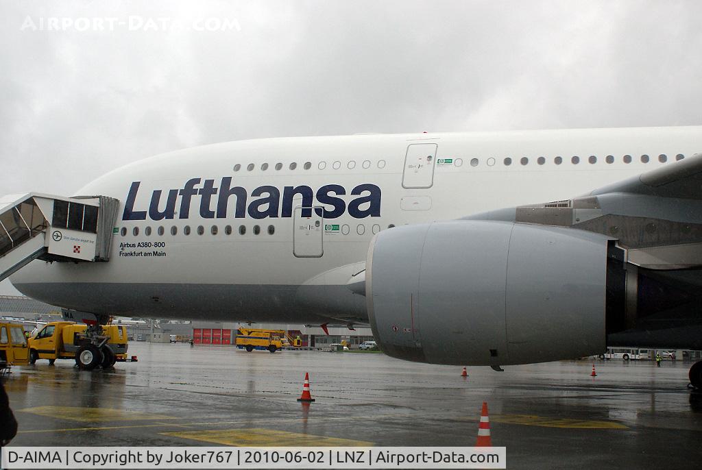 D-AIMA, 2010 Airbus A380-841 C/N 038, Lufthansa Airbus A380-841