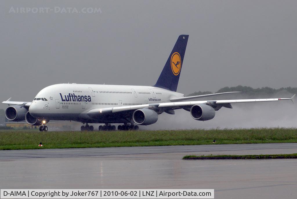 D-AIMA, 2010 Airbus A380-841 C/N 038, Lufthansa Airbus A380-841