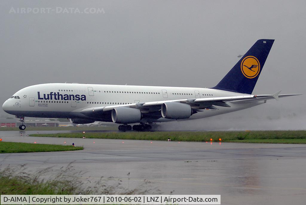 D-AIMA, 2010 Airbus A380-841 C/N 038, Lufthansa Airbus A380-841