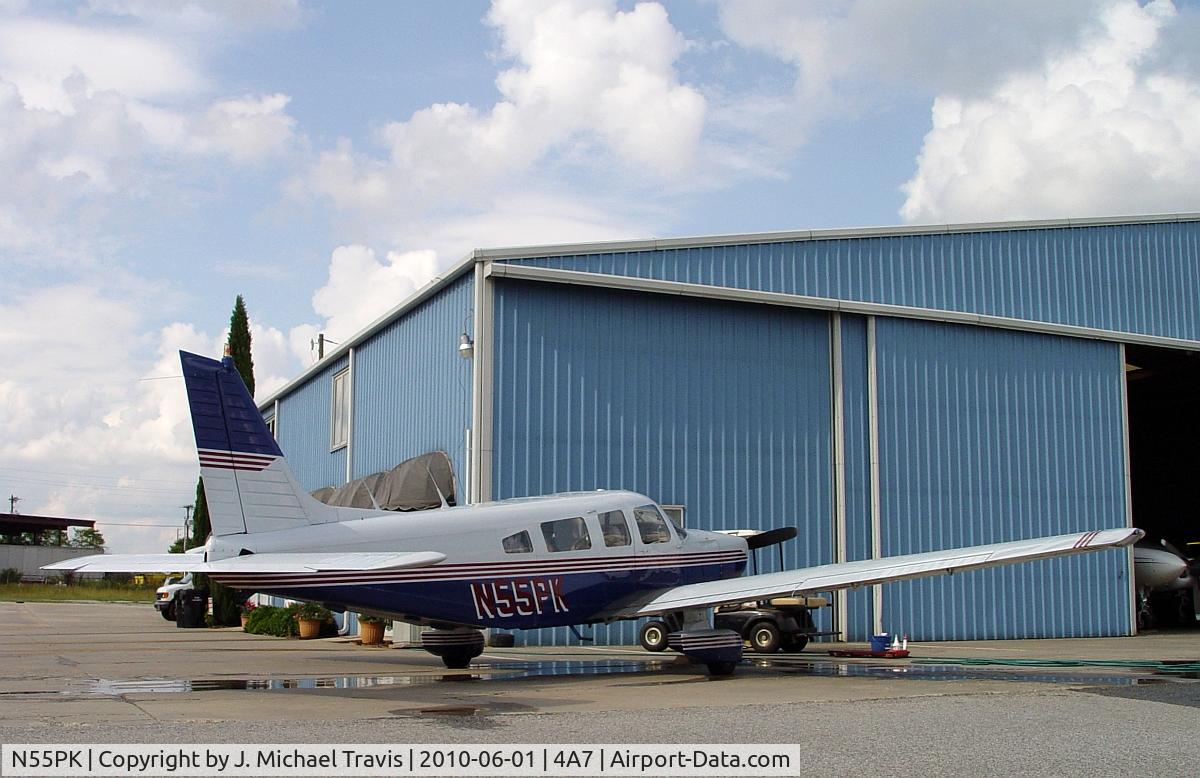 N55PK, Piper PA-32-301 Saratoga C/N 32-8206029, N55PK at 4A7