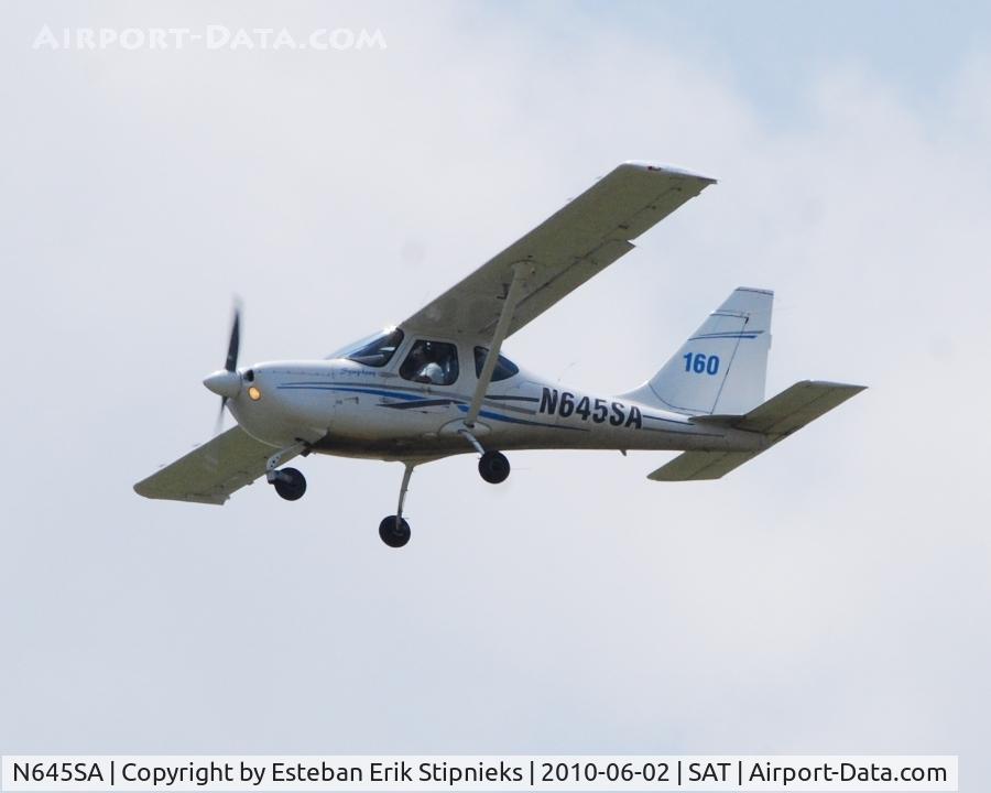 N645SA, 2005 Symphony SA-160 C/N S-0007, missed approach practice SAT