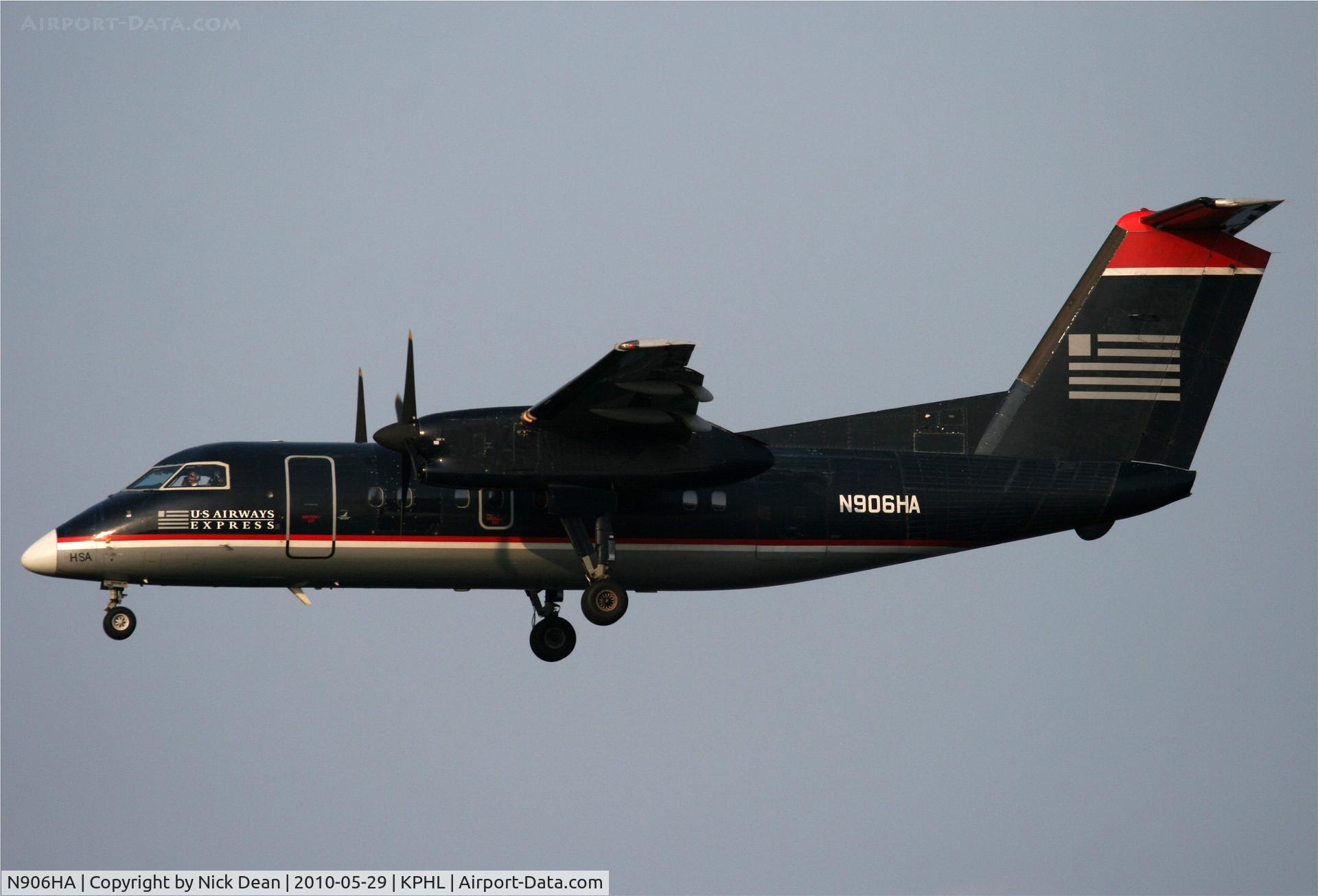 N906HA, 1985 De Havilland Canada DHC-8-102 Dash 8 C/N 009, KPHL