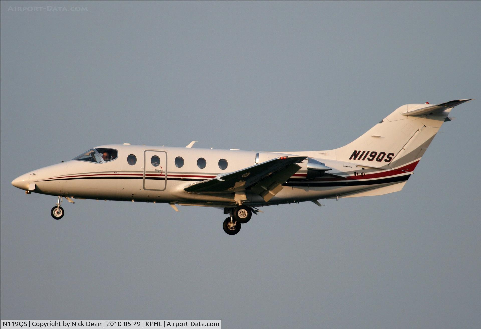 N119QS, Raytheon Aircraft Company 400A C/N RK-394, KPHL