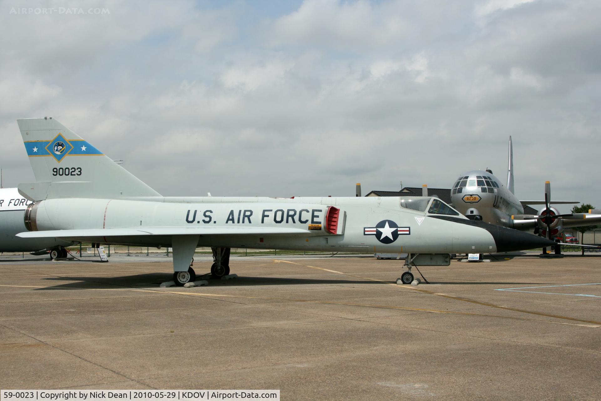 59-0023, 1959 Convair F-106A Delta Dart C/N 8-24-152, KDOV
