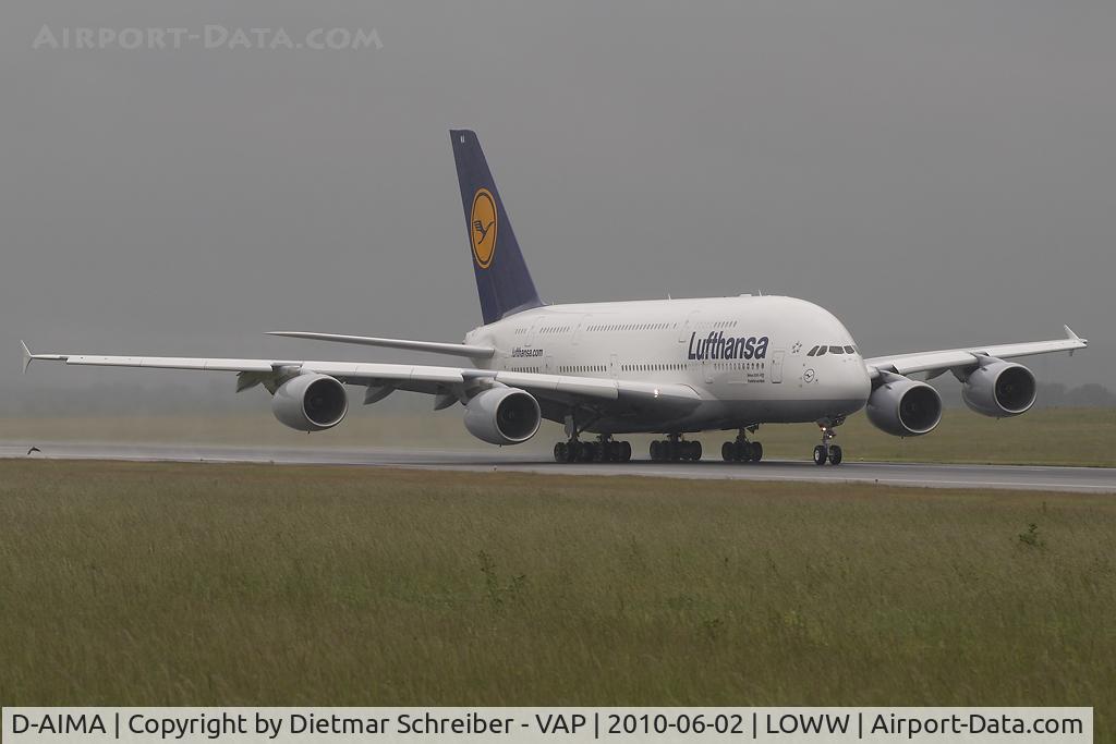 D-AIMA, 2010 Airbus A380-841 C/N 038, Lufthansa Airbus A380