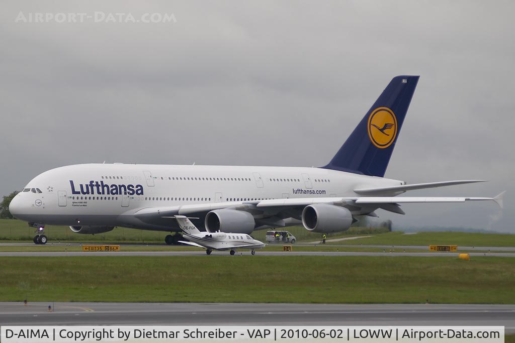 D-AIMA, 2010 Airbus A380-841 C/N 038, Lufthansa Airbus A380